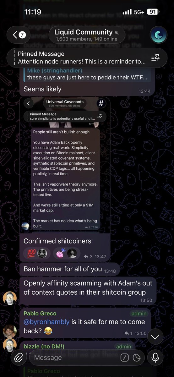 prochronist's tweet photo. @punkreturn_ @Excellion See OP message: "avoid speculative utility tokens that attract scammers and create misaligned incentives"

There's a million ways to make money (and to build DeFi architecture) without having to shill an ICO or separate token, here's further context for those reading. https://t.co/1yDlHWYwwW