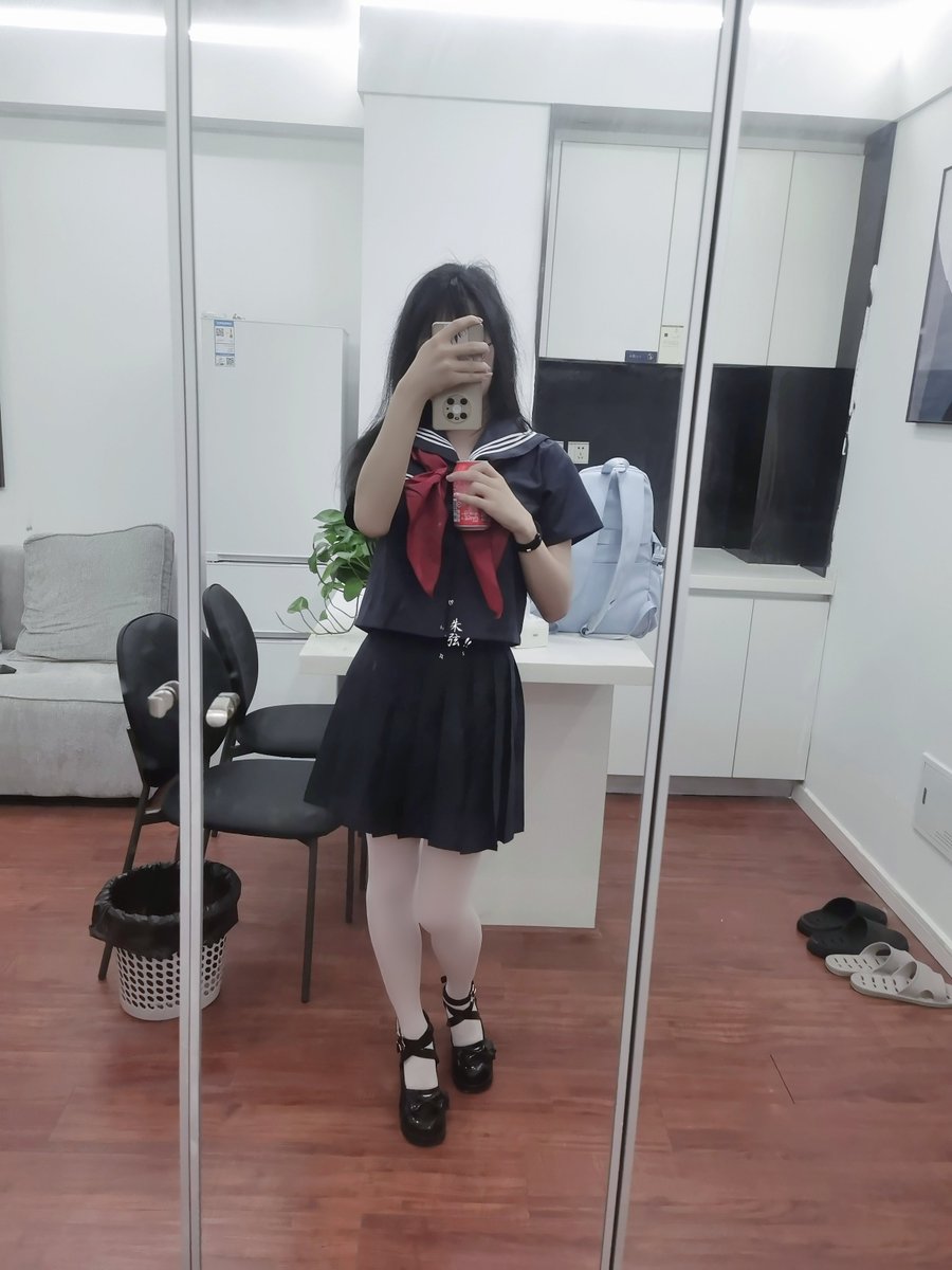 xian3hao's tweet photo. (❁´◡`❁)*✲ﾟ*
#男娘 #水手服 https://t.co/1sQxjS1V3n