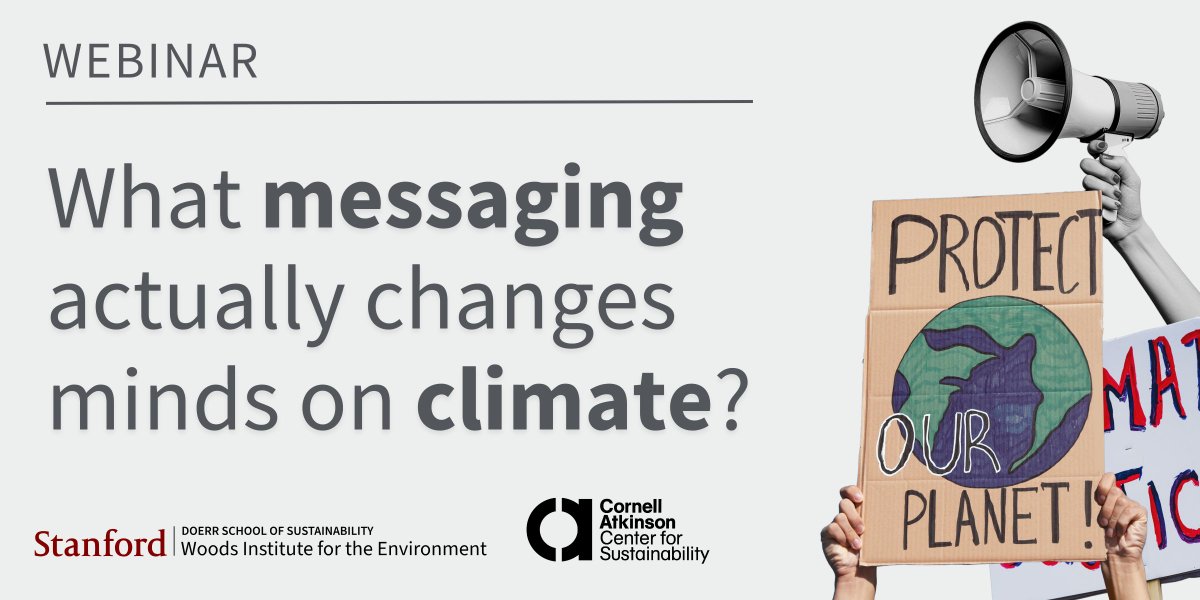 AtkinsonCenter's tweet photo. 💻 Webinar: What messaging actually changes people’s minds about climate change?

📅 Monday, June 1
⏰ 2pm EST
📍 Virtual via Zoom: https://t.co/Rr6HgOC87C https://t.co/ack3bVMkQj
