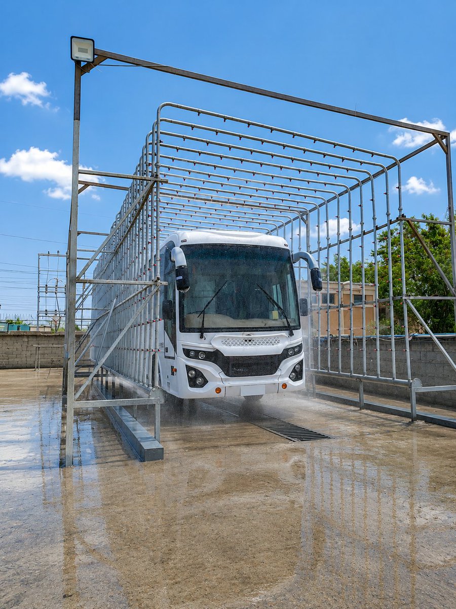 SynatyBuses's tweet photo. Shower mode: ON 💦🚌
Every ride deserves a fresh start.
Clean buses, cool vibes &amp; nonstop journeys. ✨

#BusLife #BusWash #FreshRide #TravelInStyle #LuxuryBus #RoadTrips #CleanMachine #ShowerTime #BusLovers #FleetGoals https://t.co/o9m14n7mfW