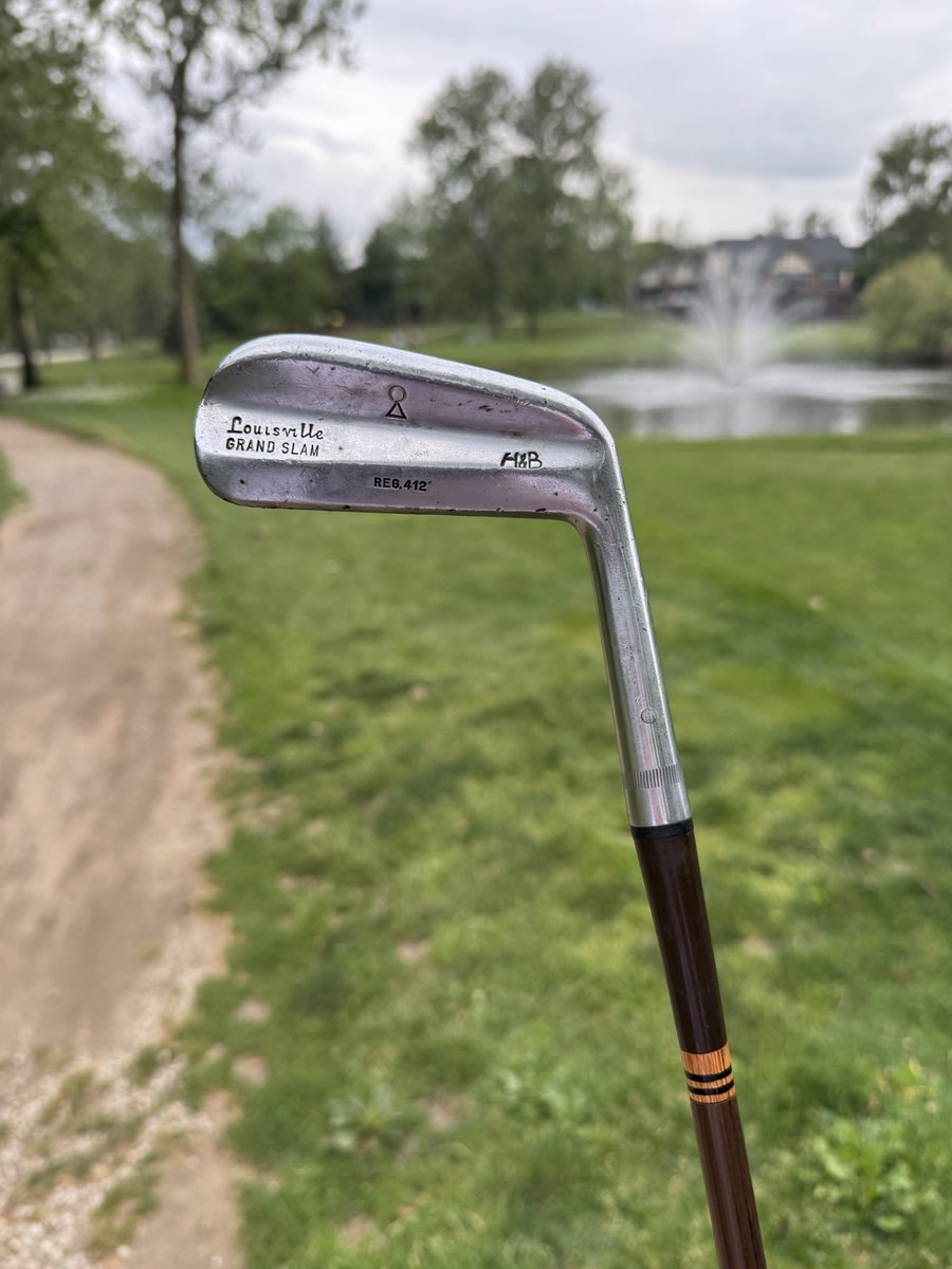 DynamicGolfLLC's tweet photo. Doing round 3 with a hickory putter. How will it go? https://t.co/O4xelUXLYi