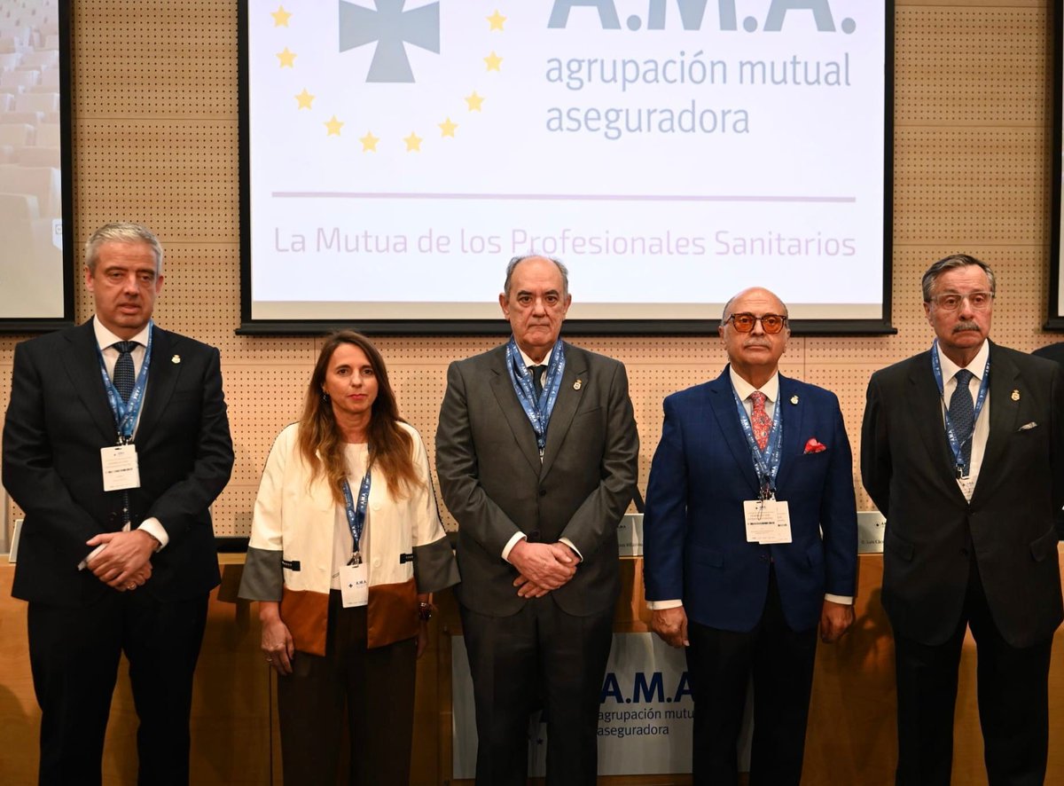 Politicalocal's tweet photo. A.M.A. Grupo @amaseguroses gana 24,85 millones 💶 en 2025 y refuerza su crecimiento 📈 junto a los profesionales sanitarios 👩‍⚕️ https://t.co/O9wpXAX0JE https://t.co/mAxnq9tS8u