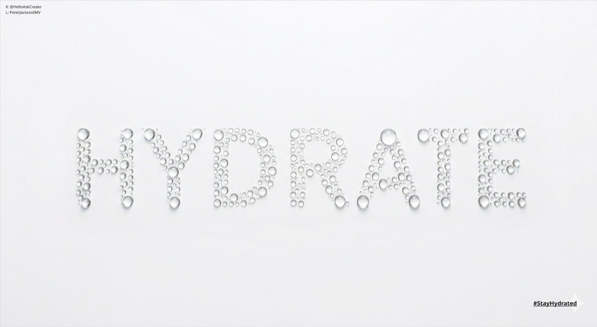 helloaskcreate's tweet photo. @OneMinuteBriefs of the Day - 29/05/26 Create posters encouraging people to drink plenty of water and #StayHydrated. https://t.co/6xAeyObKXH