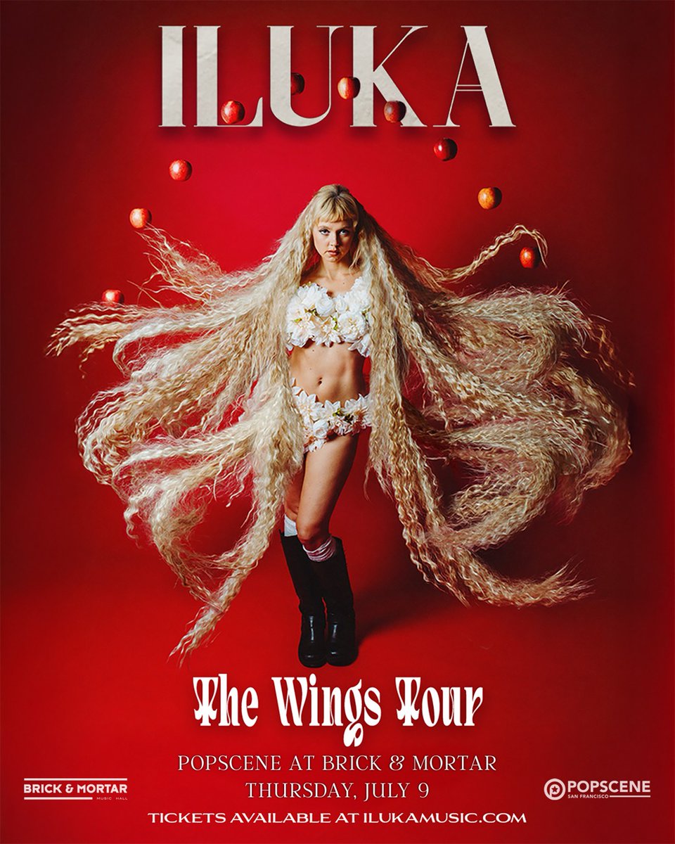 popsceneSF's tweet photo. NEW POPSCENE SHOW ON SALE TODAY AT 10AM 🚨

The SF debut of rising Australian artist....

ILUKA 🇦🇺🇦🇺🇦🇺
The Wings Tour

THURSDAY, 7/9
@BrickMortarSF 
7pm doors, 8pm show

@ilukamusic 

GRAB YOUR TIX HERE! 🎟️🎟️🎟️

https://t.co/nc8sSnhkL9 https://t.co/TFVkyfBBa6