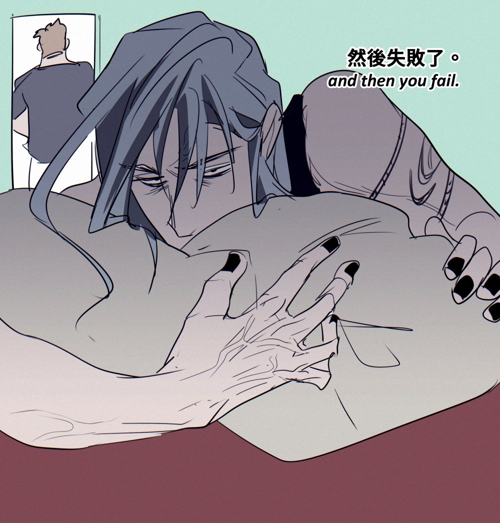 Kira7232's tweet photo. When you try to get your partner's attention (4/4) #LamarResh #ReshLamar #OCART https://t.co/SWpgH3fFAs