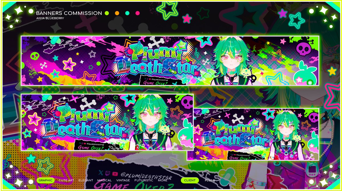 sillymiyaa's tweet photo. Some of my recent work!🎨✨🌸#VgenComm #VtuberEn https://t.co/ovQXLB1wwK