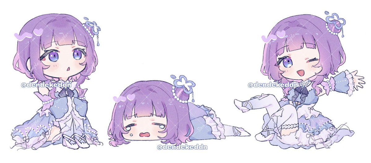 dendekeddn's tweet photo. #commission

全身イラスト1点、SDイラスト3点のご依頼でした！
ありがとうございました🙇‍♂️ https://t.co/qkUgB8ACb9