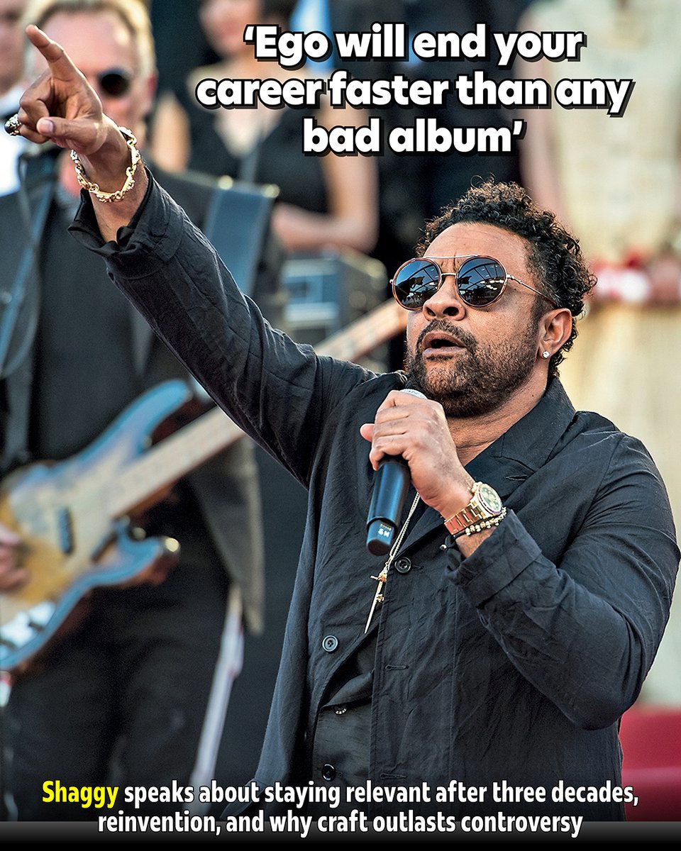 bombaytimes's tweet photo. Three decades, countless hits &amp; still evolving — #Shaggy says the key is to stay curious, trust your sound &amp; never stop reinventing

From It Wasn’t Me to Lottery, the reggae icon continues to bridge genres and generations with ease: https://t.co/5U15A6bQMy

@DiRealShaggy https://t.co/DolrLrMoX7