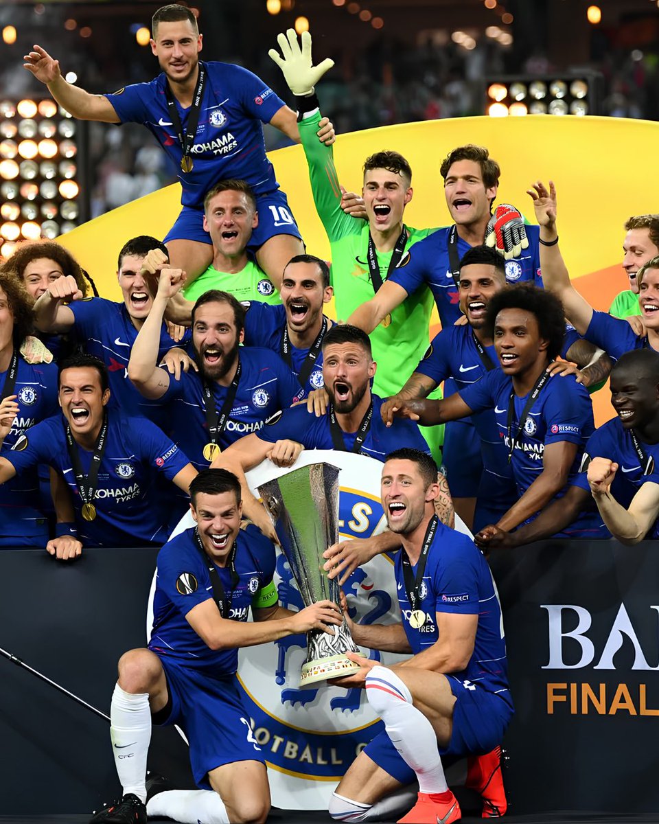 FansTribeHQ's tweet photo. 😆Chelsea keep Popping Up at every point in history as On This day in 2019 & 2021 they won the UEL and UCL Respectively. Over the Last 20 yrs, they have been the most Decorated English Team in European Tournaments. #nationaltreasure 

Sadly, next Season they won’t be Representing England on any of Europes Big stage, what a miss.

#Chelsea #uefa #europaleague #ChampionsLeague #otd