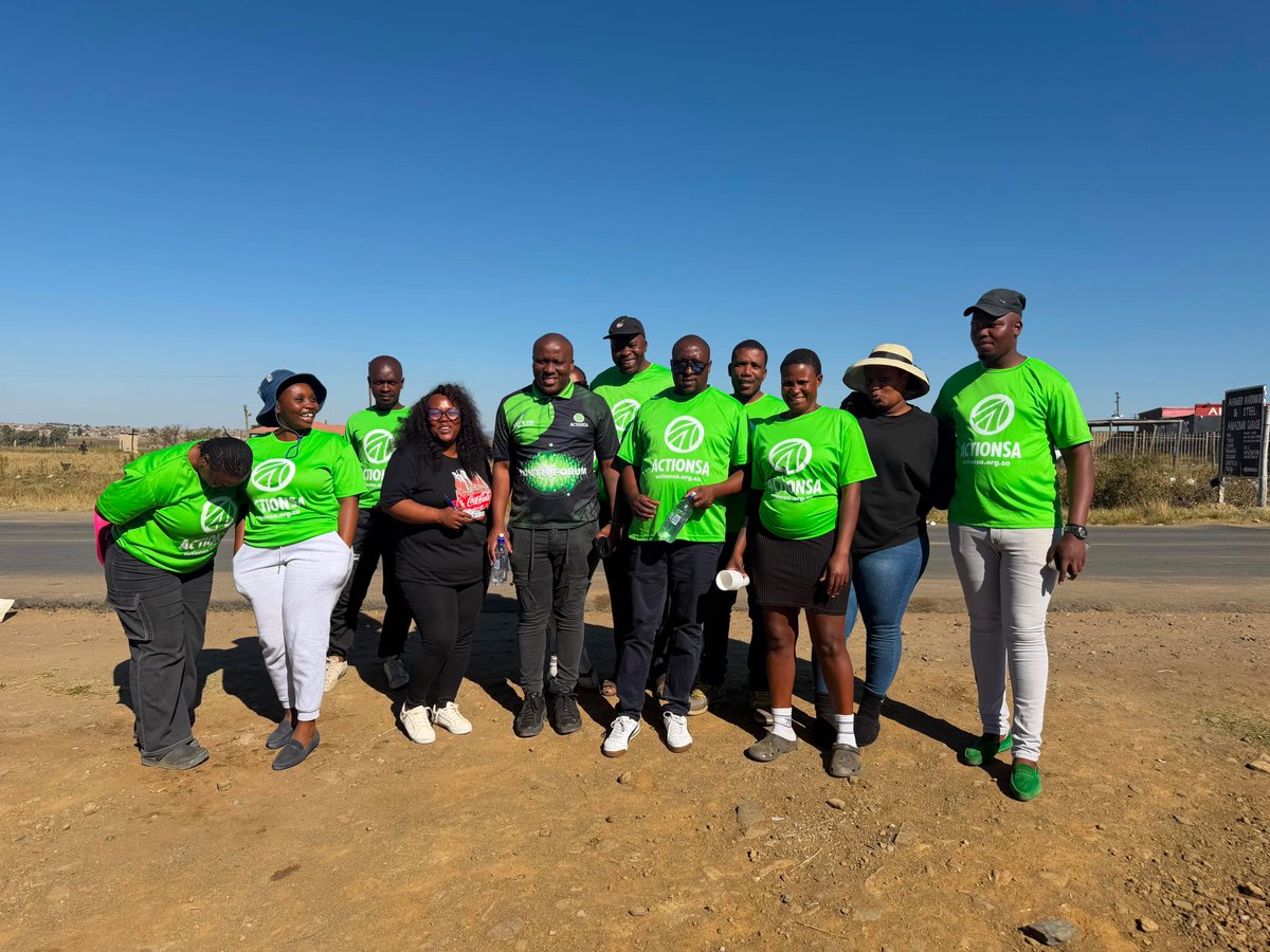 ActionSA_KZN's tweet photo. ActionSA Ward 8 branch on the ground in Dannhauser today, driving membership recruitment and growing the movement! ✊ #ActionSA #Ward8 #Dannhauser #MembershipRecruitment #GrowingActionSA #LetSFixSA https://t.co/0LhvrTMbr6