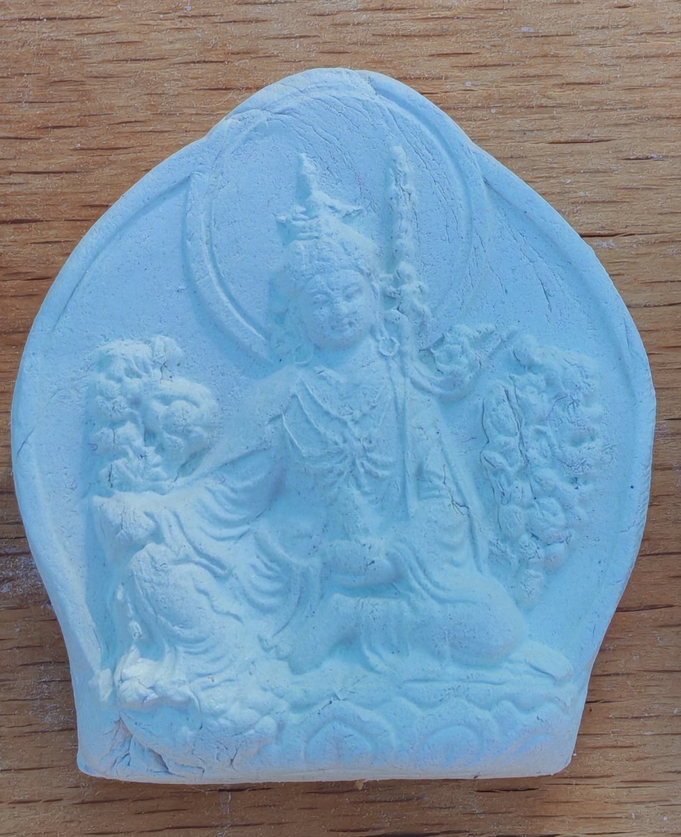 RCirlea's tweet photo. Working on many small clay statues of various Buddhas to place inside the walls of the stupa 🙏 https://t.co/fb6ZSUA0en