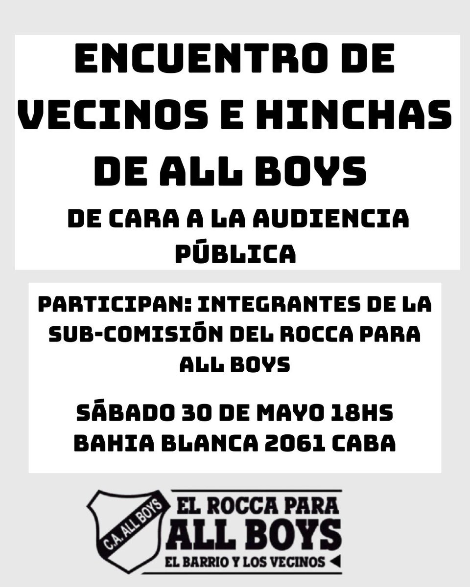 Villa Olímpica All Boys tweet media