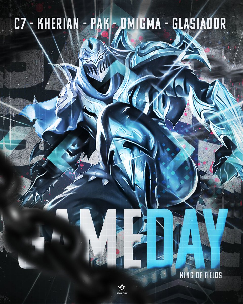 PGE_Esport's tweet photo. [Thread KOF]
Demain à 10h, début du King of Fields face à @hade_esport !

Line-up :
Top: @csevenbinks
Jung : @Guar_dol
Mid: @Pak1_lol
Adc: @0migma1🔄
Supp: @akif_yanni38457

📺 :https://t.co/YO0YE97W6G https://t.co/lAIdNgbqpe