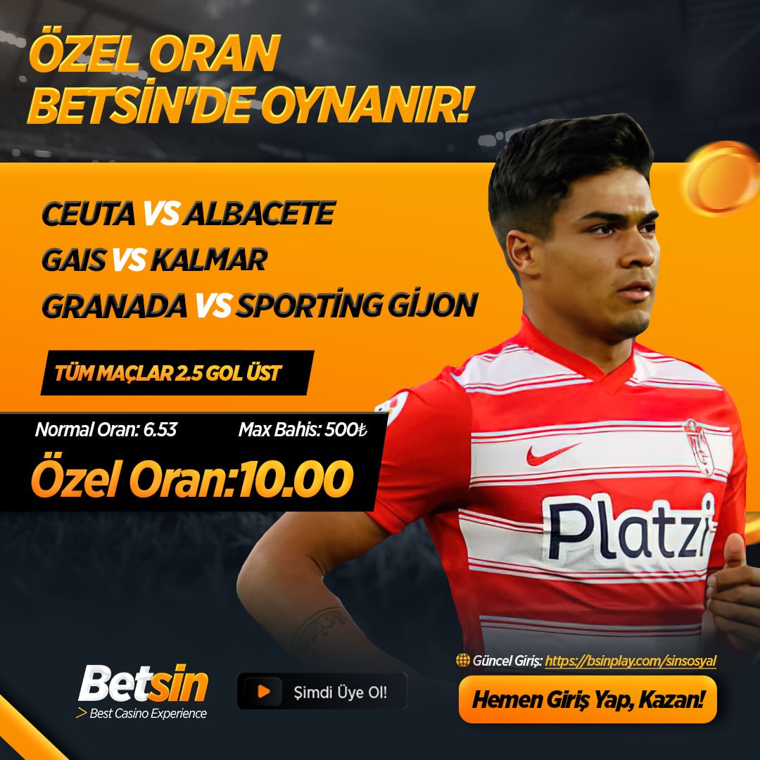 Betsinresmii's tweet photo. ⚽ Betsin’de Özel Oran aktif!
🔝 Özel orana ulaşmak için arama çubuğuna #664 yazman yeterli.
📴 Özel oran Betsin’de oynanır; maç keyfini katla, fırsatı kaçırma!
✅ Güncel Giriş : https://t.co/nqeezQua8N
#betsin #özeloran #kupon #maç https://t.co/sdSzSCIIXo