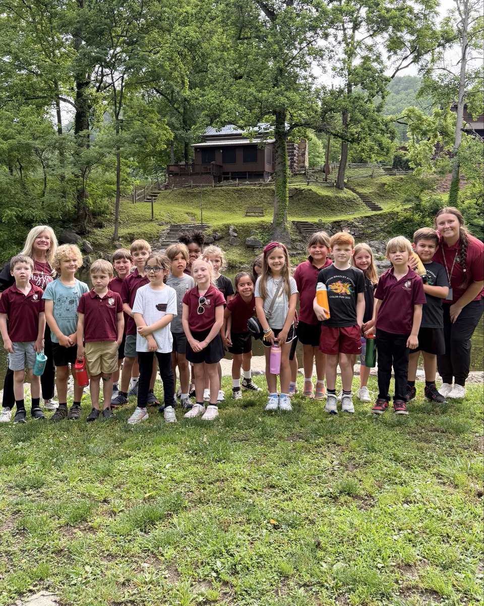 CBAstem's tweet photo. 🐟 Ms. Ogle’s 1st graders released the trout they raised in class into the Little River in Townsend! What a great hands-on way to learn about life cycles, ecosystems, and stewardship. Thank you, Trout Unlimited! ⛰️ https://t.co/Lbx2jTCOVy
