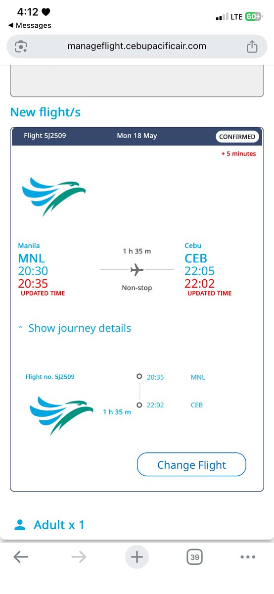 hnmncda's tweet photo. And with that.
MNL to Cebu 🙌
5-18-26 https://t.co/1Uw6sMxaLJ