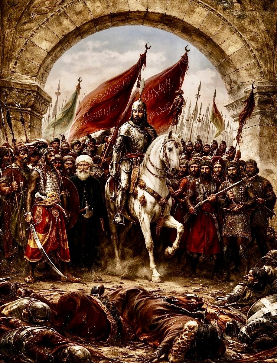 emin_ciftci's tweet photo. 29 Mayıs 1453, sadece bir şehrin fethedildiği tarih değil; insanlığın seyrini değiştiren bir dönüm noktasıdır.  

İstanbul’un Fethi, Fatih Sultan Mehmed Han’ın dehası ve inançlı bir milletin azmiyle çağı kapayıp çağ açmıştır.  

573. yılı aziz milletimize kutlu olsun 
#1453#2026 https://t.co/ExnSDbEFYu