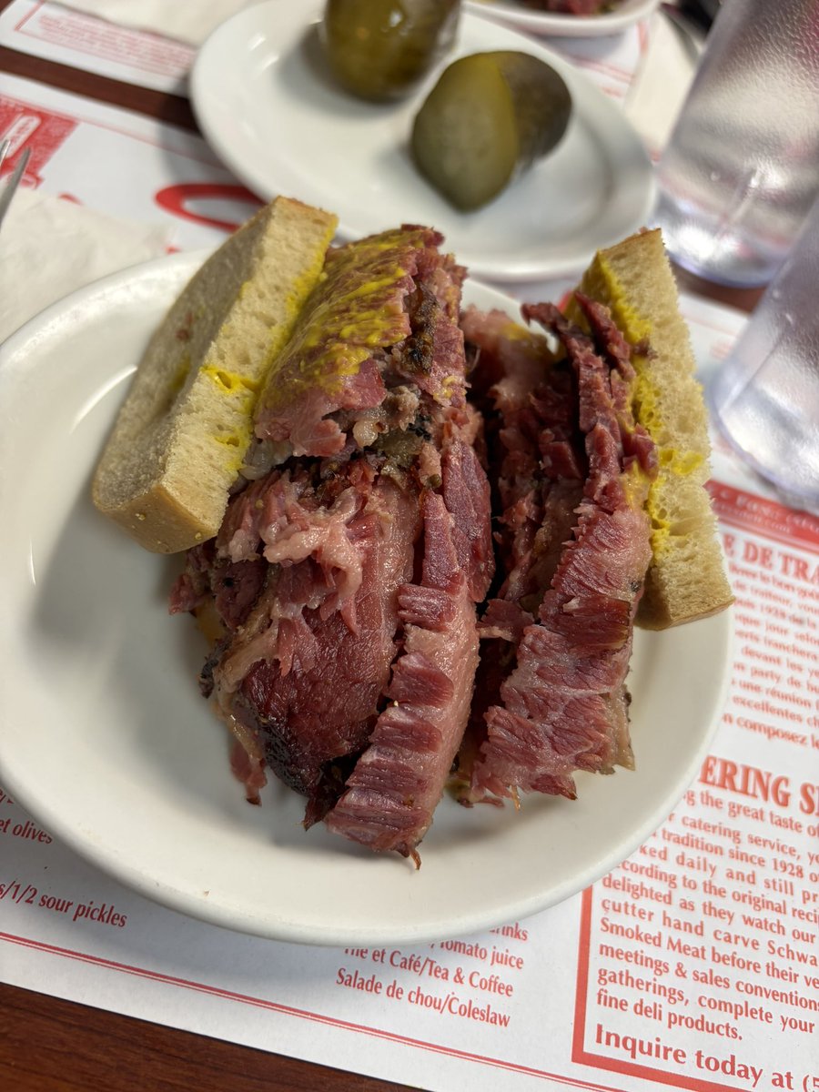 JustinRosselet's tweet photo. Went to Montreal, ate all the smoked meat. https://t.co/sV0zGgUZRh