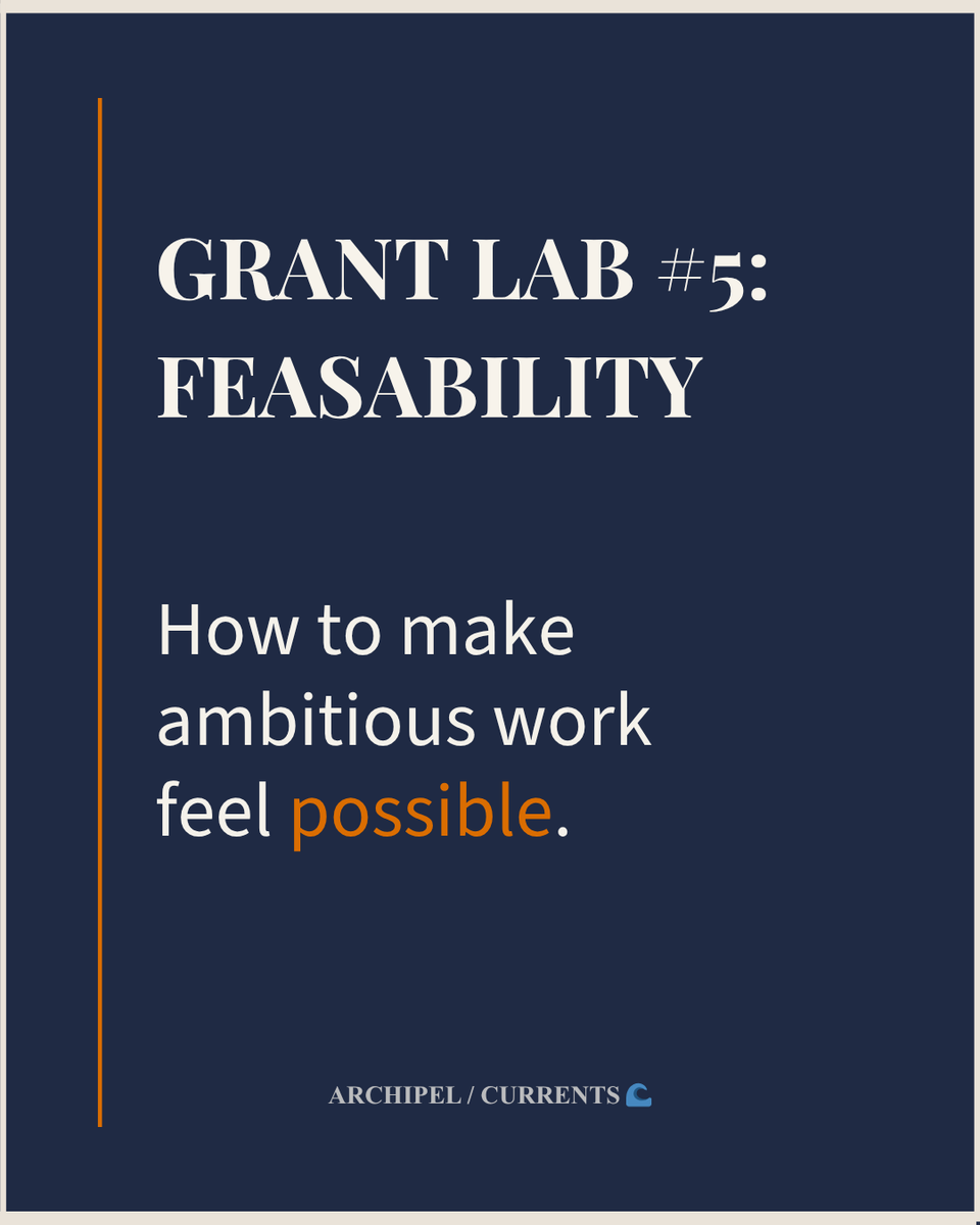 carawaterfall's tweet photo. 🌊 Grant Lab #5 is now live. This final lab focuses looks at feasibility. It's not about making work smaller. It's about helping someone imagine how the work becomes real. 
Read now: https://t.co/ef4iMVvQ0F
#GrantLab #CreativePractice #ArtsFunding #PoetryCommunity https://t.co/fUd93bPJw7