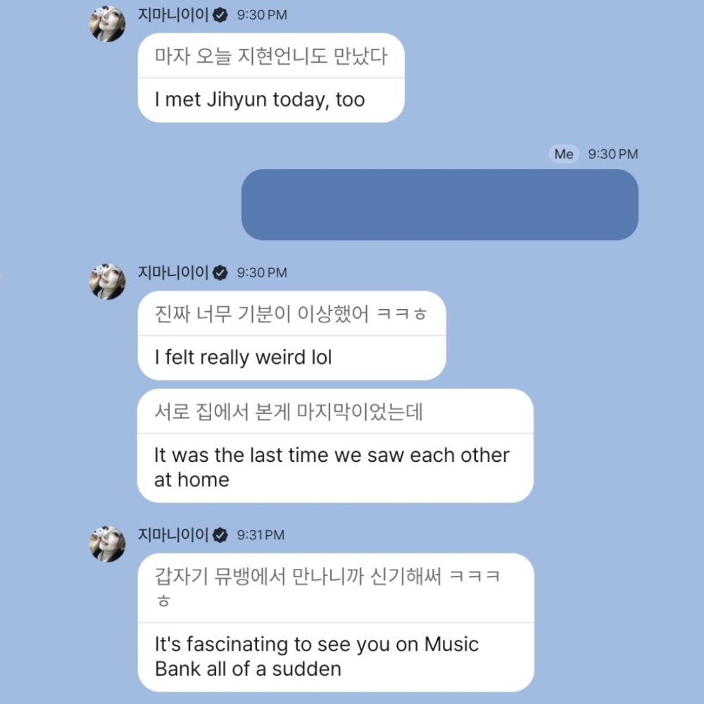 myibu_'s tweet photo. Jeemin, Minju, and Jihyun are really so colse wdym the last eo was at eo's home and the fact that Minju said they also called her brother once to ask who has the baddest pronunciation among all of them and said Jeemin lol😭🫶 https://t.co/tghFxWMXf6
