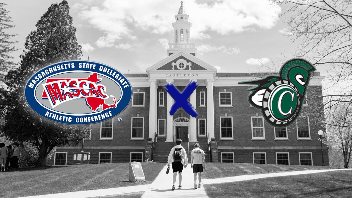 mascacsports's tweet photo. The MASCAC COP and Commissioner Angela Baumann are excited to announce that VT State Univ Castleton will be joining as a core member effective in the 2027-28 academic year. The Spartans will compete in all 20 champ sports the MASCAC offers.

https://t.co/OvinDXJawx

#MASCACpride https://t.co/MeHIjXxnyn