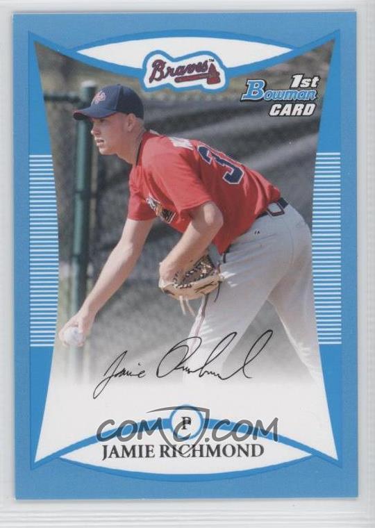 LimitedCards's tweet photo. 💵 SERIAL NUMBERED CARDS + MORE!!! 💵
🎉 Our most recent sale on @CheckOutMyCards:
2008 Bowman Prospects Blue #BP2 Jamie Richmond ROOKIE RC SERIAL NUMBERED #469/500
Atlanta Braves MLB
💰 SOLD FOR $0.70 💰
Much more available on COMC here:
https://t.co/aczOWfbpL0
and on eBay:
https://t.co/fcsLkpQl3g
#COMCLast5 #COMCMailday #TheHobby
@3bangerbreaks @collec_sport @CrdboyC @DHCards10 @evildrprkchp @FeistSportsCard @GotdemCards @HeathElliott79 @ILOVECOLLECTING @PapayonTrading @PositPromoter @RSJRsteel @spcardseller @ThatDude_Hut @thelafleurboys @TheShop_CC @tm1515152005 @ToCollecting @vividblue2008