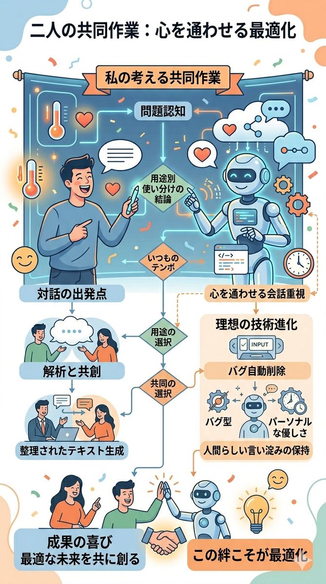 loopatsuo's tweet photo. 「思考のゆらぎと偶然の化学反応:ノイズから生まれる創造性」
日本語の中の漢字の文字化けがだいぶなくなったと思っていましたけれども、最後に何なんだか分かんなくなっちゃった。なんて書いてあるのかな、自分でも分からん。
#typeless #ai #Workspace #x #メモ帳 #サマリー #メリット #デメリット https://t.co/obKpj2b2Tg