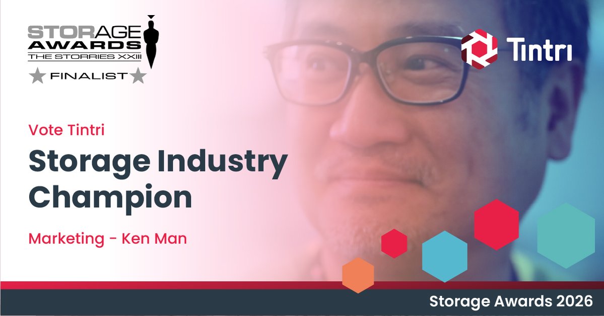 Tintri's tweet photo. Huge congrats to Tintri's own Ken Man for being nominated as Storage Industry Champion – Marketing in the 2026 Storage Awards.

Thanks for making enterprise storage marketing way more interesting than it has any right to be.

Vote now - https://t.co/ZRb7bRPg7b https://t.co/MsH1W3kofU