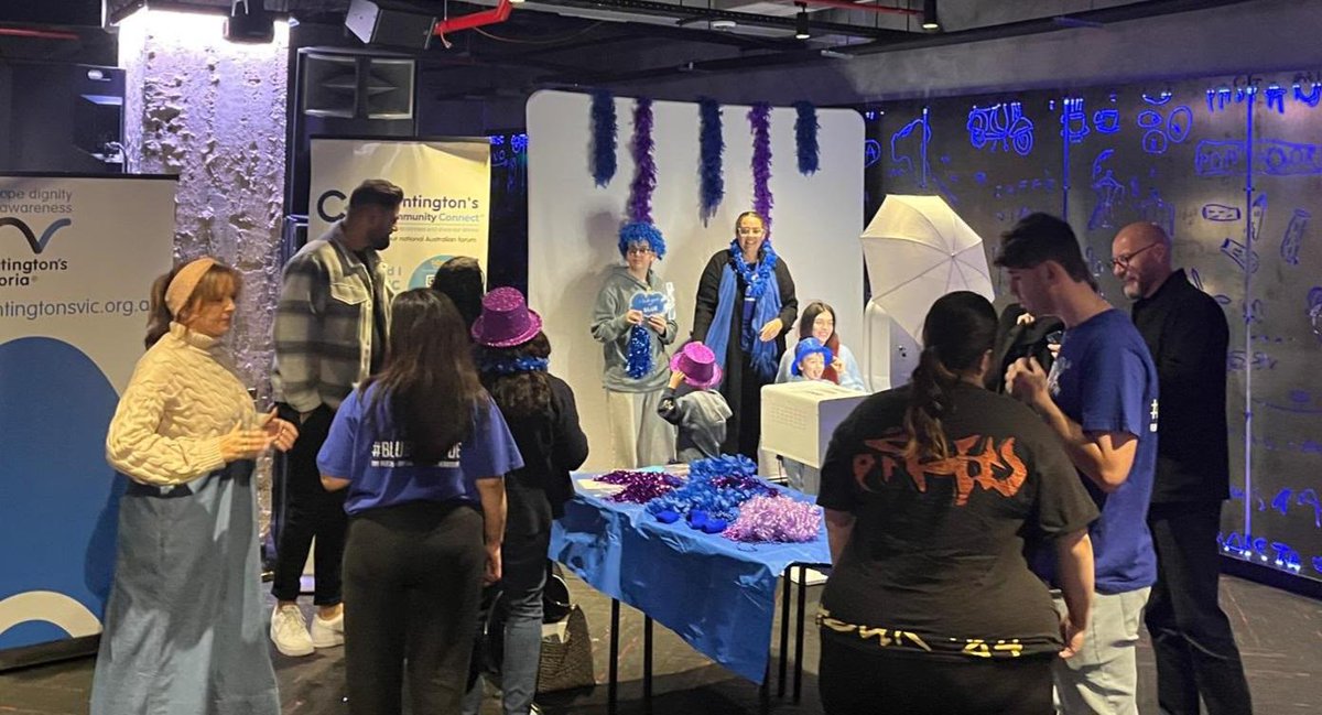HDNetworkAUS's tweet photo. Great to be at Huntington's Victoria’s 𝓜𝓪𝔂 𝓜𝓲𝓷𝓰𝓵𝓮 tonight.
It’s always inspiring to hear stories, share experiences, and see the work being done to support individuals and families affected by Huntington’s disease.
Thank you for having us!
#HDAwarenessMonth https://t.co/Ag7UzOQ6rK