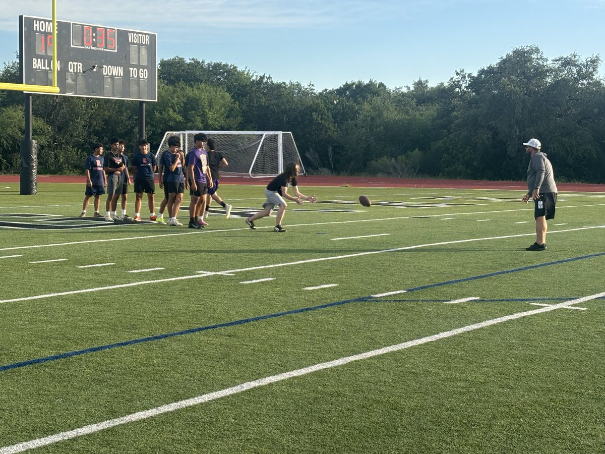 FbCougar's tweet photo. Our 2026 Football Camp was a success! Thanks to all our athletes from @HobbyBoysATH &amp; @NISDRawlinson who joined us in kicking off summer with some Cougar Football. #ALLIN https://t.co/HOzJMPSPdD