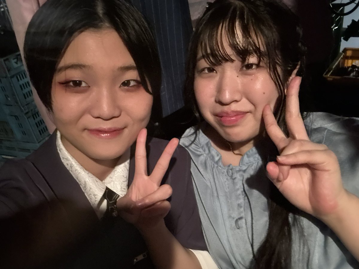 Lai__ei7's tweet photo. #マルコン2026 初日ありがとうございました！！

皆様に楽しんでいただけるよう、残り4公演も頑張ります！

今日はまなさんと📷
 #碗プロダクション https://t.co/vXhtS5ZpZM