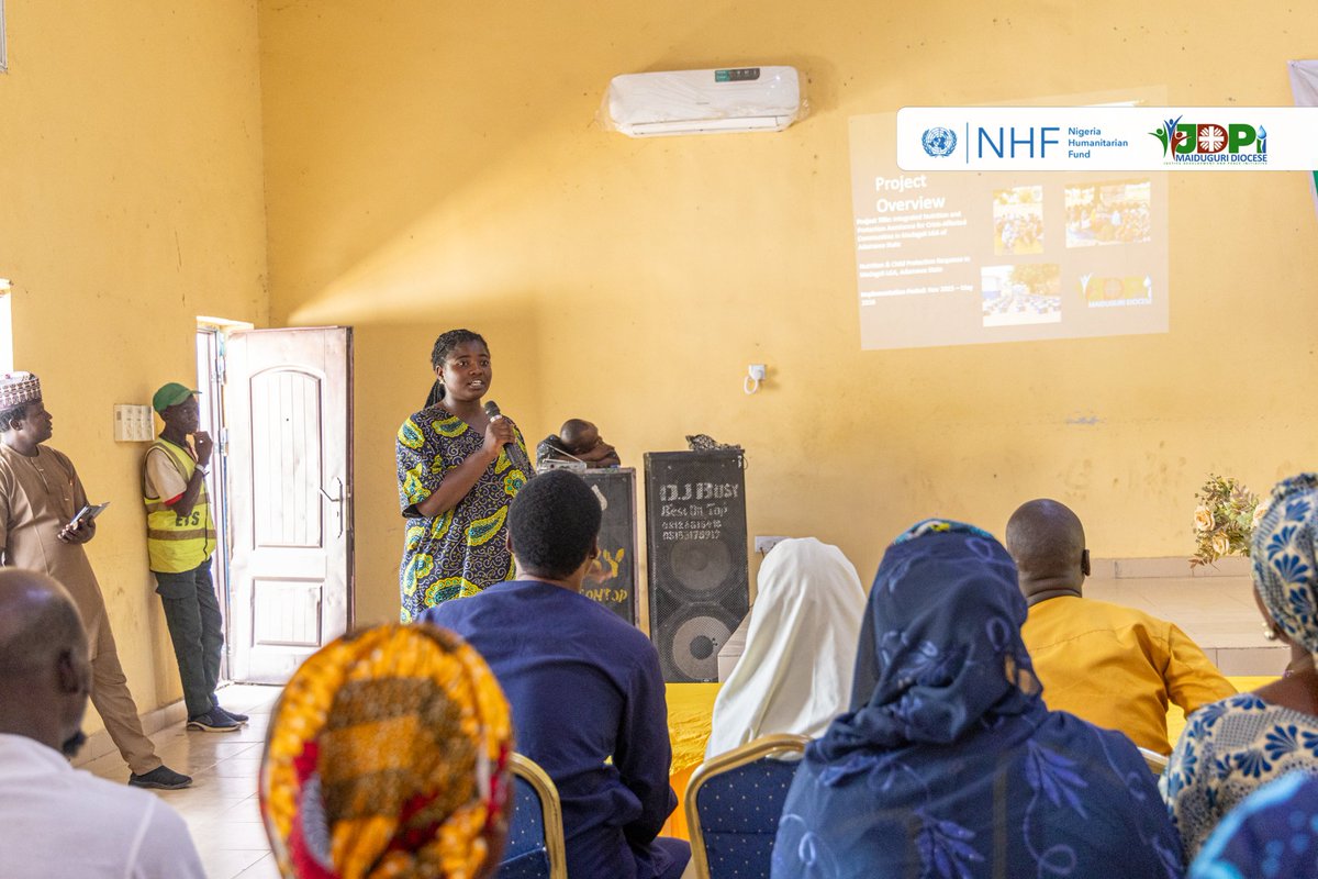 JDPIMaiduguri's tweet photo. As we close the Integrated Nutrition and Protection Assistance Project, we celebrate lives strengthened, communities supported, and hope restored through nutrition and protection services funded by @OCHANigeria Humanitarian Fund (NHF). https://t.co/uUVJft472j