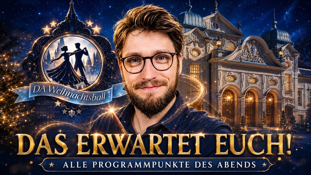 dagilp_lbh's tweet photo. Am Sonntag um 19 Uhr startet der große Ankündigungs - Stream zum DA Weihnachtsball 2026 mit sehr vielen Infos &amp; Überraschungen 🥹🥰🔥

Ab 20 Uhr startet dann der offene Verkauf! 🤗

Montag 19 Uhr folgt dann noch ein Video, wo ich alle Infos in unter 20min nochmal zusammenfasse 🥰 https://t.co/M73PksZ7Uj