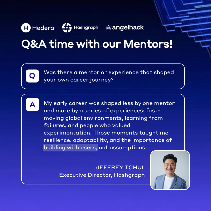 AngelHack's tweet photo. @hedera 👇 Meet the mentors shaping this cohort's journey. https://t.co/xSe3NnS7ng