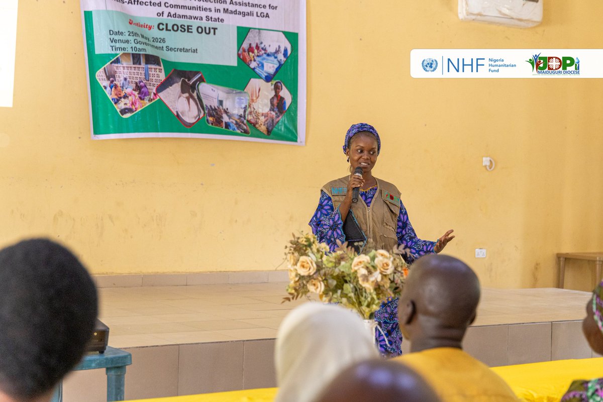 JDPIMaiduguri's tweet photo. Implemented by JDPI Maiduguri, the project's impact will continue through the knowledge, skills, and community structures established to support healthier and more resilient communities.

#JDPIMaiduguri #NHFNigeria #Nutrition #Protection #RestoringDignity https://t.co/DMy2I03DW2
