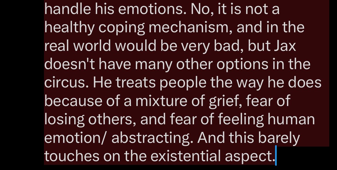 plogagon's tweet photo. @monkeylover1866 @chocomassakre @Mooshie_blue_ Note: I’m not a Jax lover or 
Ragatha hater, I just feel like people misinterpret him as a character and don’t take the situation into account https://t.co/QF6Aiqd5mZ