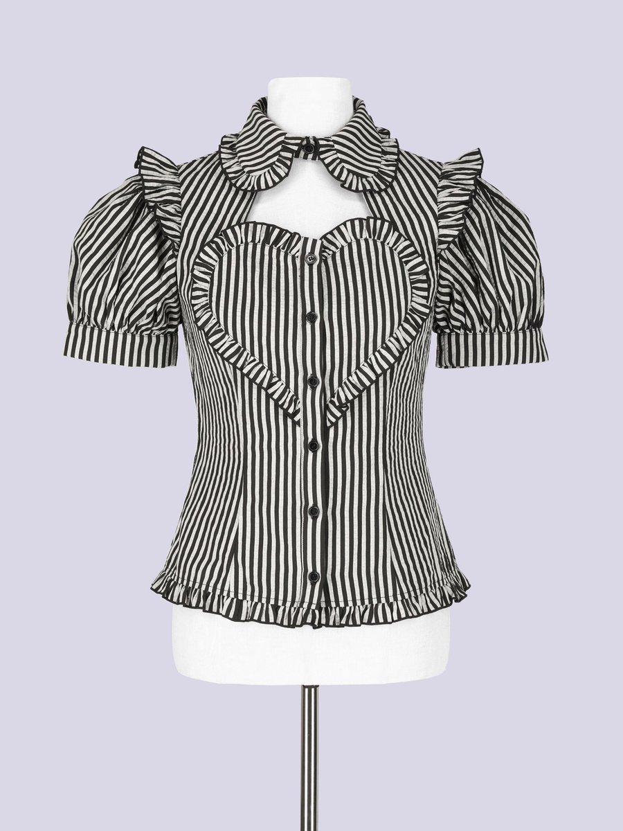 ?IMVAL? Heart Short Sleeve Shirt