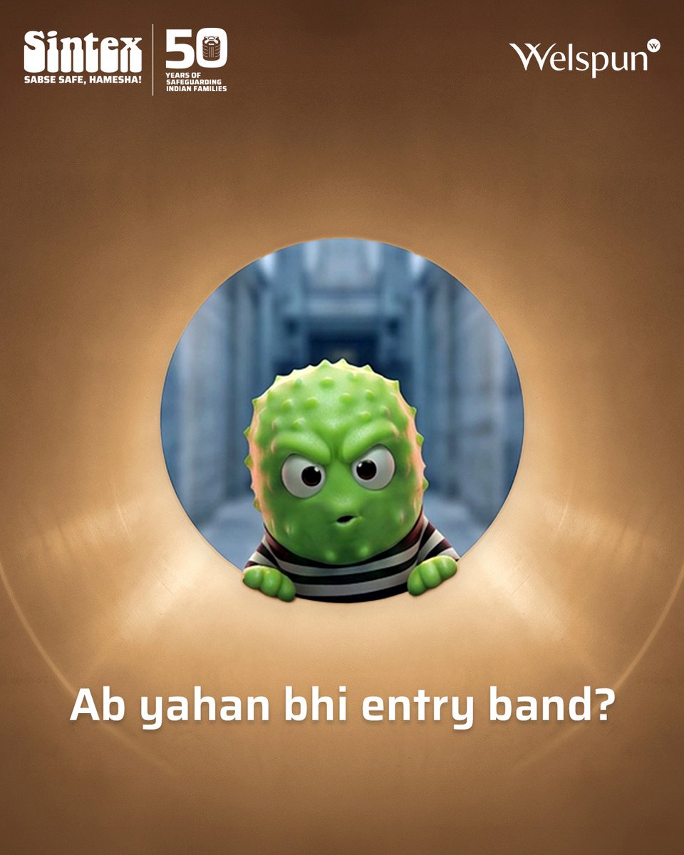 sintex_india's tweet photo. Ab germs se safety at every point!

Because Sintex is here to make water protection Sabse Safe, Hamesha.

Stay tuned to know more!

#Sintex #SahiHaiSintex #SabseSafeHamesha #ComingSoon #StayTuned https://t.co/lAgeDFenBL