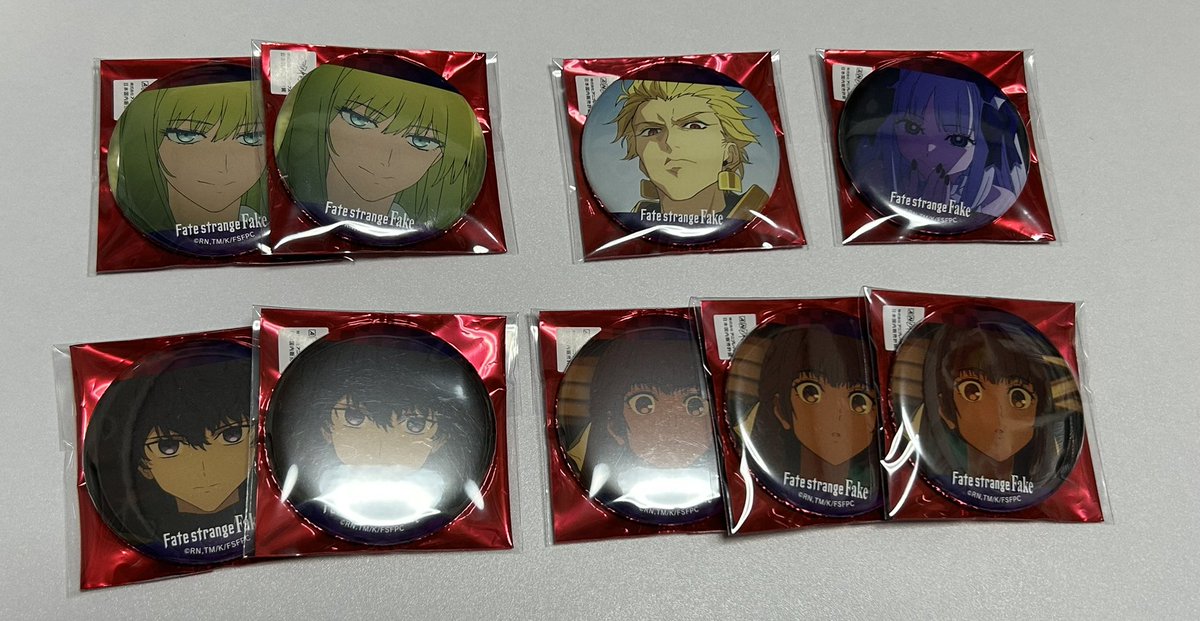 譲渡] Fate/strange Fake プリンセスカフェ POPUP SHOP 場面写真缶