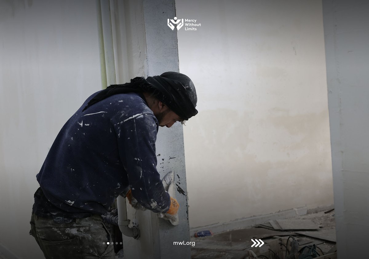 MWlimits's tweet photo. Rehabilitation work underway at the Khalid Ibn Al-Walid Juvenile Reform Institute in rural Damascus to create a safer, more inclusive space.

When environments change, lives change too. https://t.co/0ulzRQBD2u