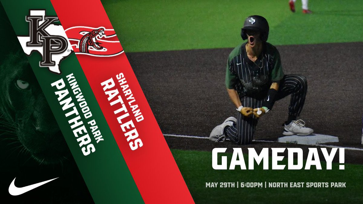 KPARKBaseball1's tweet photo. 🚨 GAMEDAY! 🚨
The Parkboys (28-13-2) (10-2) (8-3) take on the Sharyland Rattlers (36-5) (15-1) (8-2) tonight at North East Sports Park!  Theme is black out night! Come out and show your support!  First pitch is at 6:00pm.  See you there!
#roadtoroundrock
#WeAreKPark https://t.co/ByJ67vKLdk