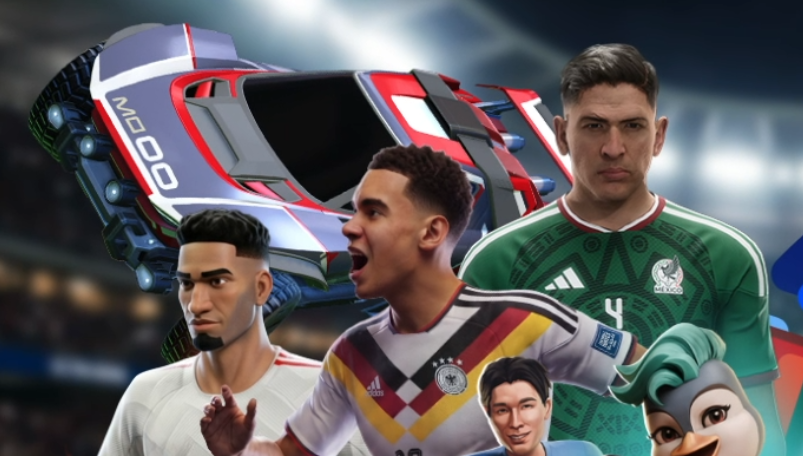 gziks's tweet photo. Próxima temporada de Rocket League será com tema de COPA DO MUNDO ⚽🏎️
Com parceria da FIFA, a Temporada 23 do #RocketLeague chega dia 11 de junho.

Além disso, outros jogos terão parceria com a FIFA nos próximos meses.

Fonte: /Nemurf1 /fortnitecarguy https://t.co/opYVUiD3er