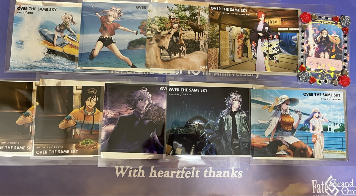 fumi_3v3's tweet photo. 【交換】FGO 新聞 OVER THE SAME SKY  霊基召喚缶バッジ ブロマイド ステッカー
譲:画像1-4
求:ブロマイド カーマ＞缶バッジ エレシュキガル＞ポトレ エレシュキガル＞缶バ、ポトレ カーマ

缶バッジ ヨハンナ初期傷あり（画像5）

続 https://t.co/MKrqIMCqud