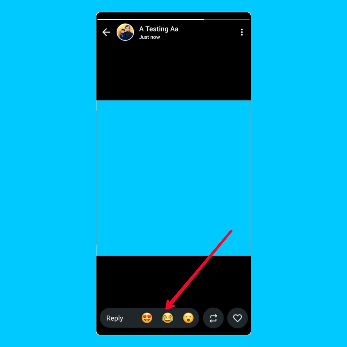 techjalal's tweet photo. WhatsApp is rolling out a feature that brings quick reactions to status updates https://t.co/qEk2ggxaFQ