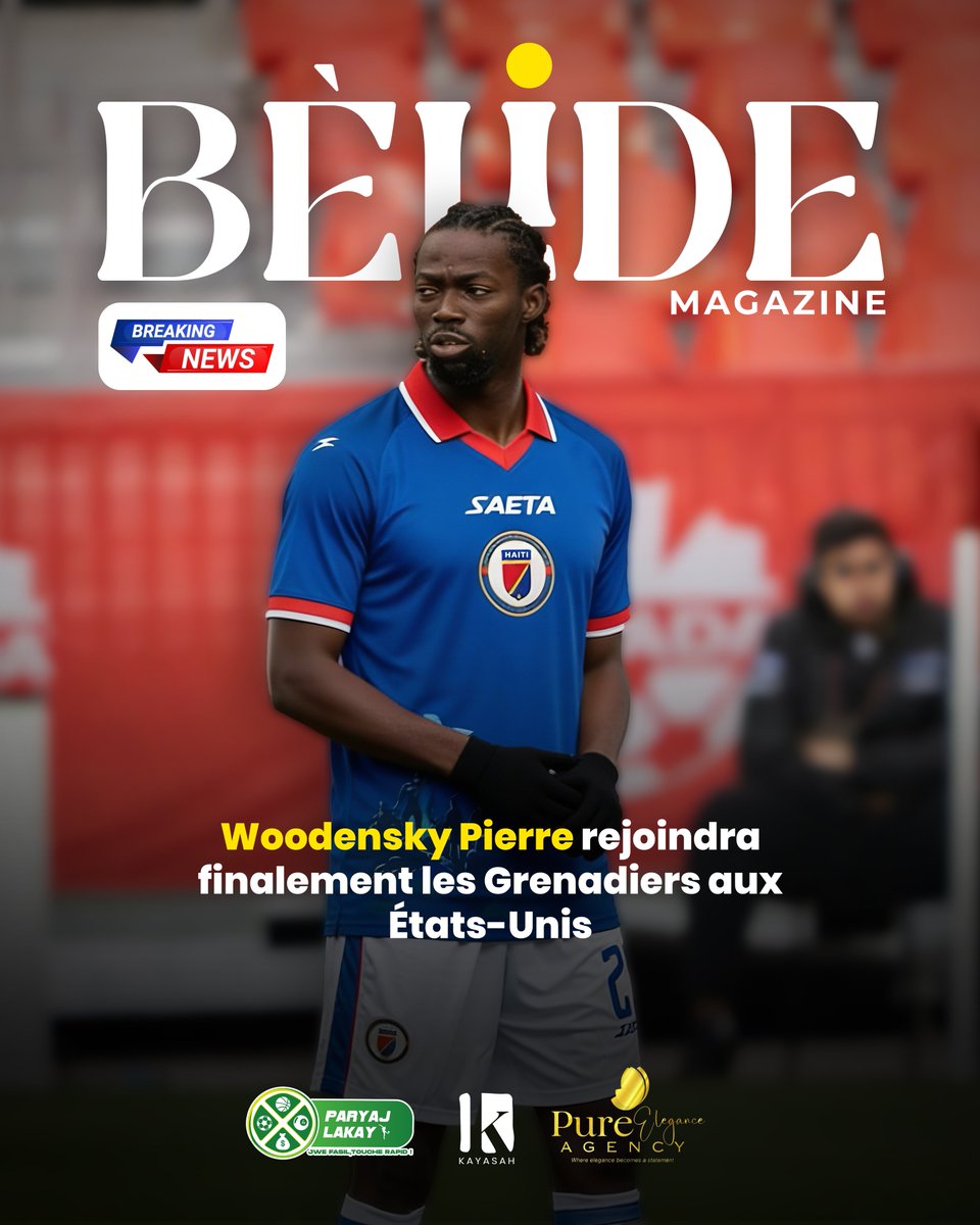 BelideMagazine's tweet photo. Selon des informations confirmées à notre rédaction par une source proche du dossier, Woodensky Pierre pourra finalement rejoindre Les Grenadiers aux États-Unis pour la préparation de la Coupe du Monde 2026.

© Carl Gilbert (+IA)

https://t.co/v2sgZgApjf

#BelideMagazine https://t.co/EQVtjJBQAe