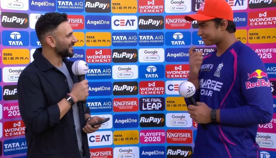 Kohlistic18's tweet photo. Jatin: You've never been afraid of pace bowling ?

Vaibhav: Not at all. My father always told me that if I wanted to be an opener, I'd have to learn to face fast bowling. I've been used to it since childhood. I've been hit by plenty of balls all over my body. I always knew that if I wanted to play international cricket, I wouldn't just be playing in India,I’d have to play in places like South Africa and Australia, where fast bowlers can really test you.

This mindset alone tells you why this wonder boy is dominating the league.