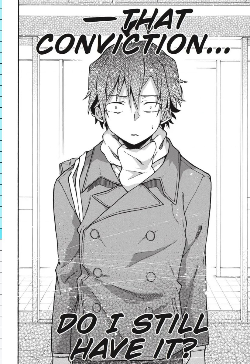 Real_RRCoach's tweet photo. Hikigaya Hachiman l'homme que tu es. https://t.co/tvXLSE74Rd