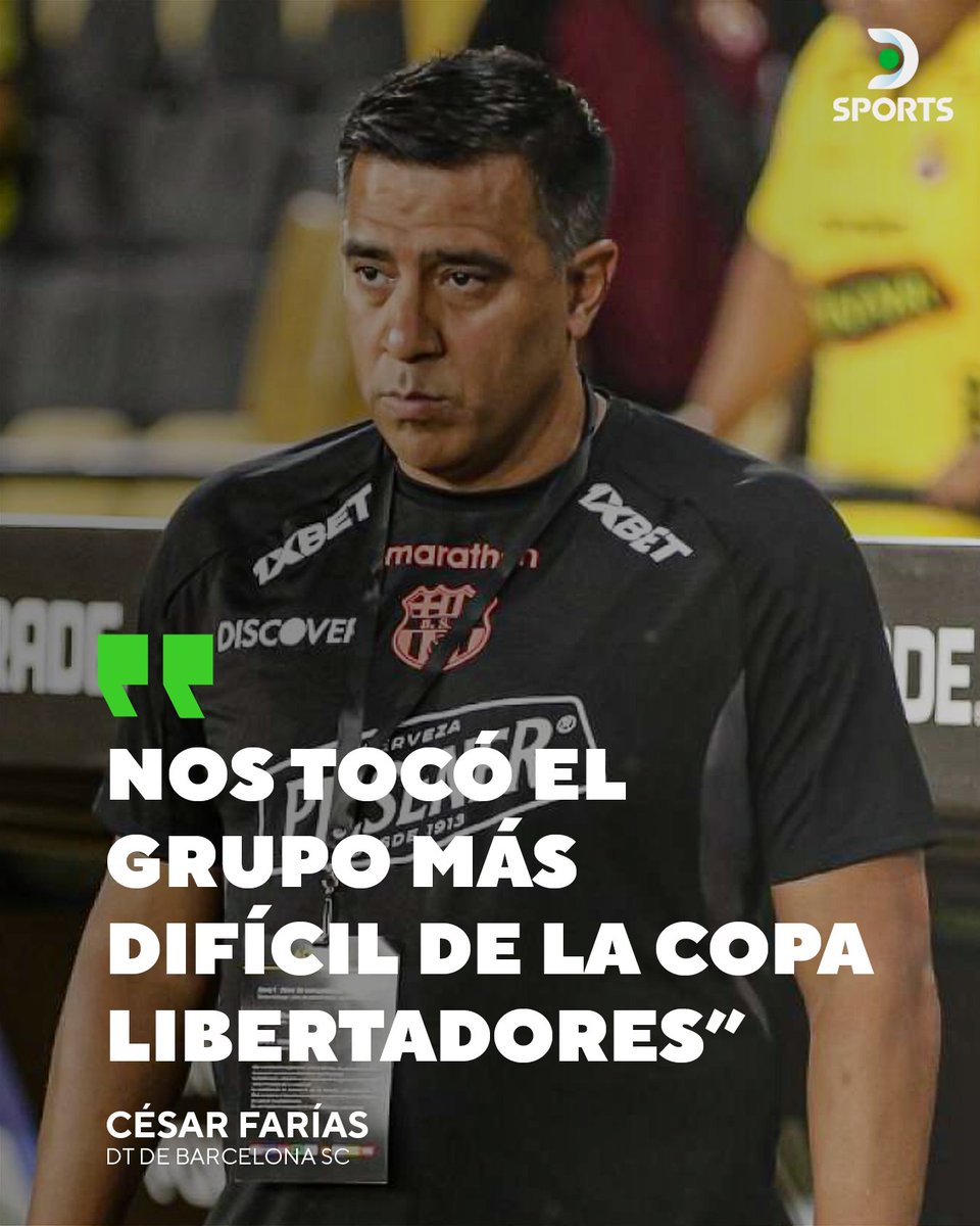 DSportsEC's tweet photo. 🗣️ "VEREMOS CÓMO SE PUEDE REFORZAR EL EQUIPO EN EL FRENTE DE ATAQUE PARA LA SEGUNDA ETAPA"

 🎙️César Farías se refirió a la eliminación de Barcelona SC de la CONMEBOL #Libertadores y pidió valorar el momento que viven en el torneo local.

📷 BSC https://t.co/Mg9cf35MDA