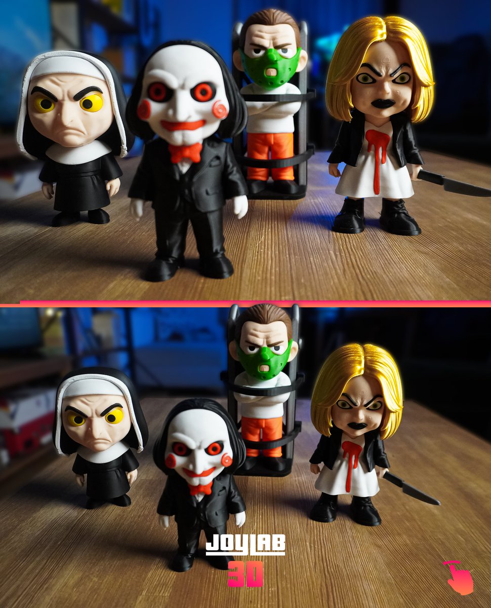 joylab_3d's tweet photo. Korku sinemasının ikonik karakterleri Joylab3D dokunuşuyla yeniden hayat buldu! 🎞️✨

The Nun'dan Jigsaw'a, Hannibal'dan Tiffany'e kadar bu detaylı figürler, korku filmi tutkunları için özel olarak tasarlandı.

Detaylı bilgi ve sipariş için bize DM üzerinden ulaşabilirsiniz. 📩 https://t.co/ApJqNUOShb