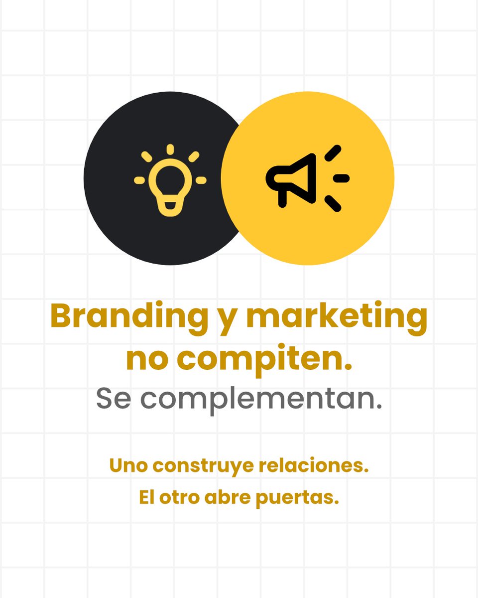 Lumedia360's tweet photo. Branding y marketing no son enemigos. Son aliados con trabajos distintos.

En Lumedia360 construimos marcas con identidad y las hacemos visibles con estrategia.

Si estás listo para ser visto y recordado, te ayudamos a construir una marca con identidad y a hacerla visible. https://t.co/xQBofRw0c3